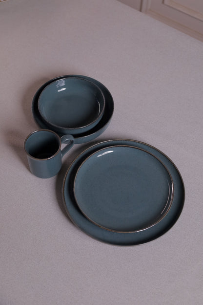 Karolina 30 Piece Dinner Set - Teal