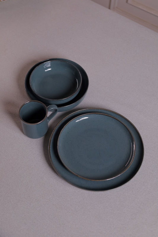 Karolina 30 Piece Dinner Set - Teal