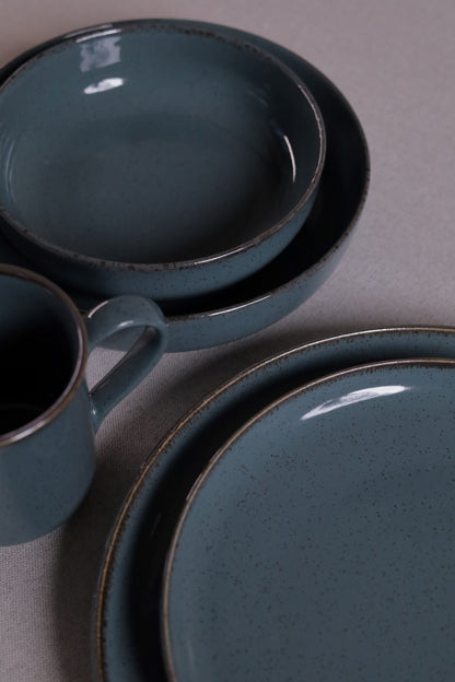 Karolina 30 Piece Dinner Set - Teal