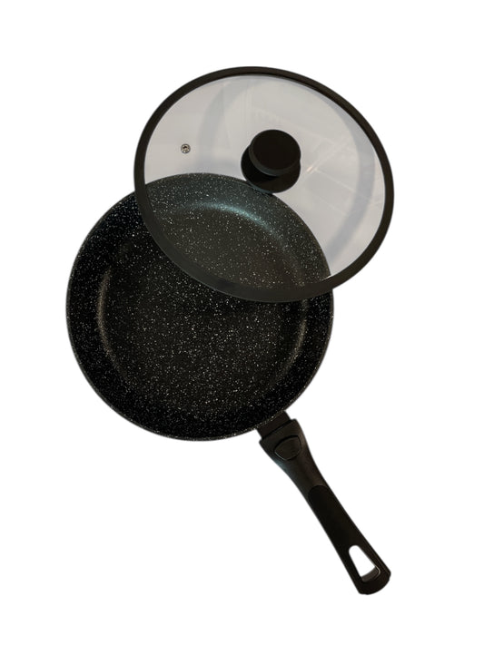 Braoly Granite Frying Pan with Removable Handle