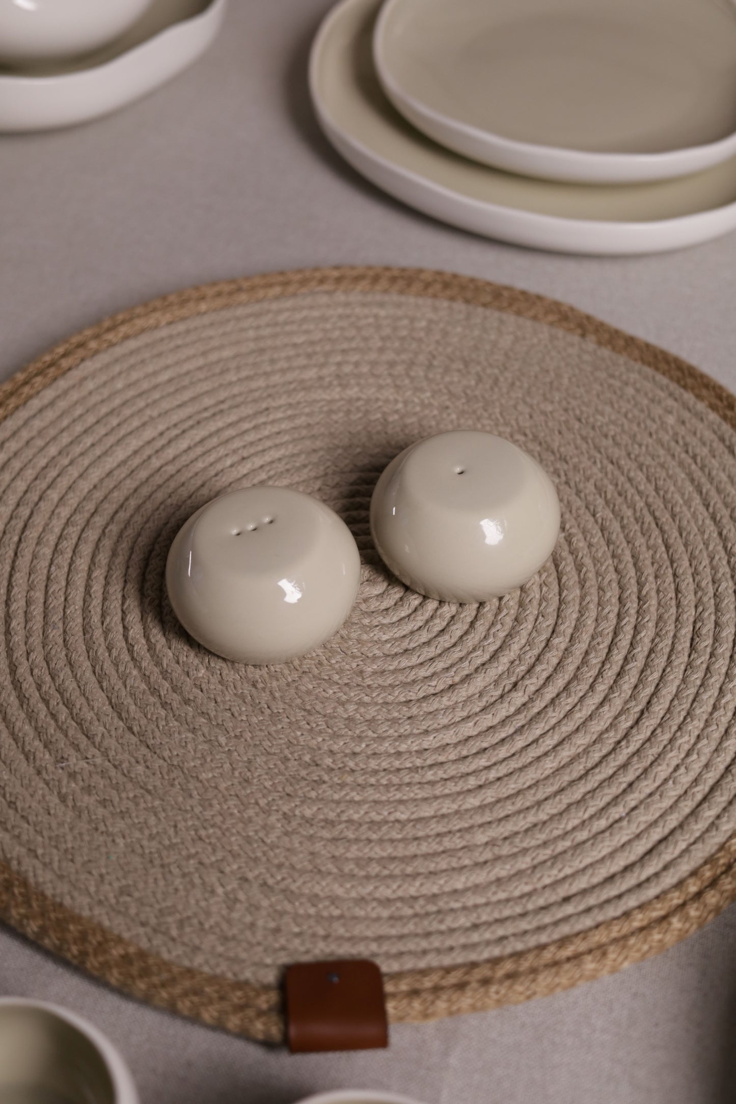 Mushroom Dinner Set – Cream Beige
