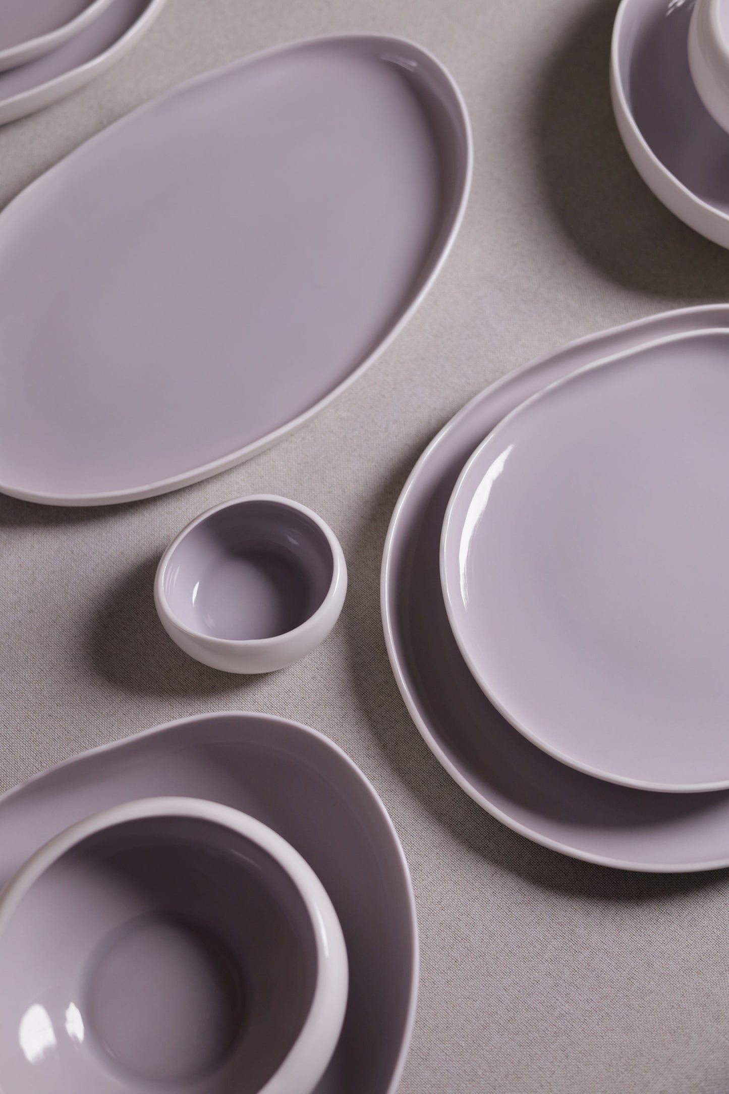 Mushroom Dinner Set – Lavender