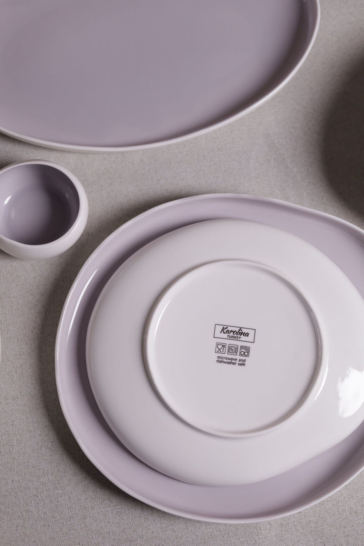 Mushroom Dinner Set – Lavender