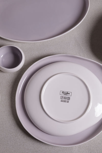 Mushroom Dinner Set – Lavender