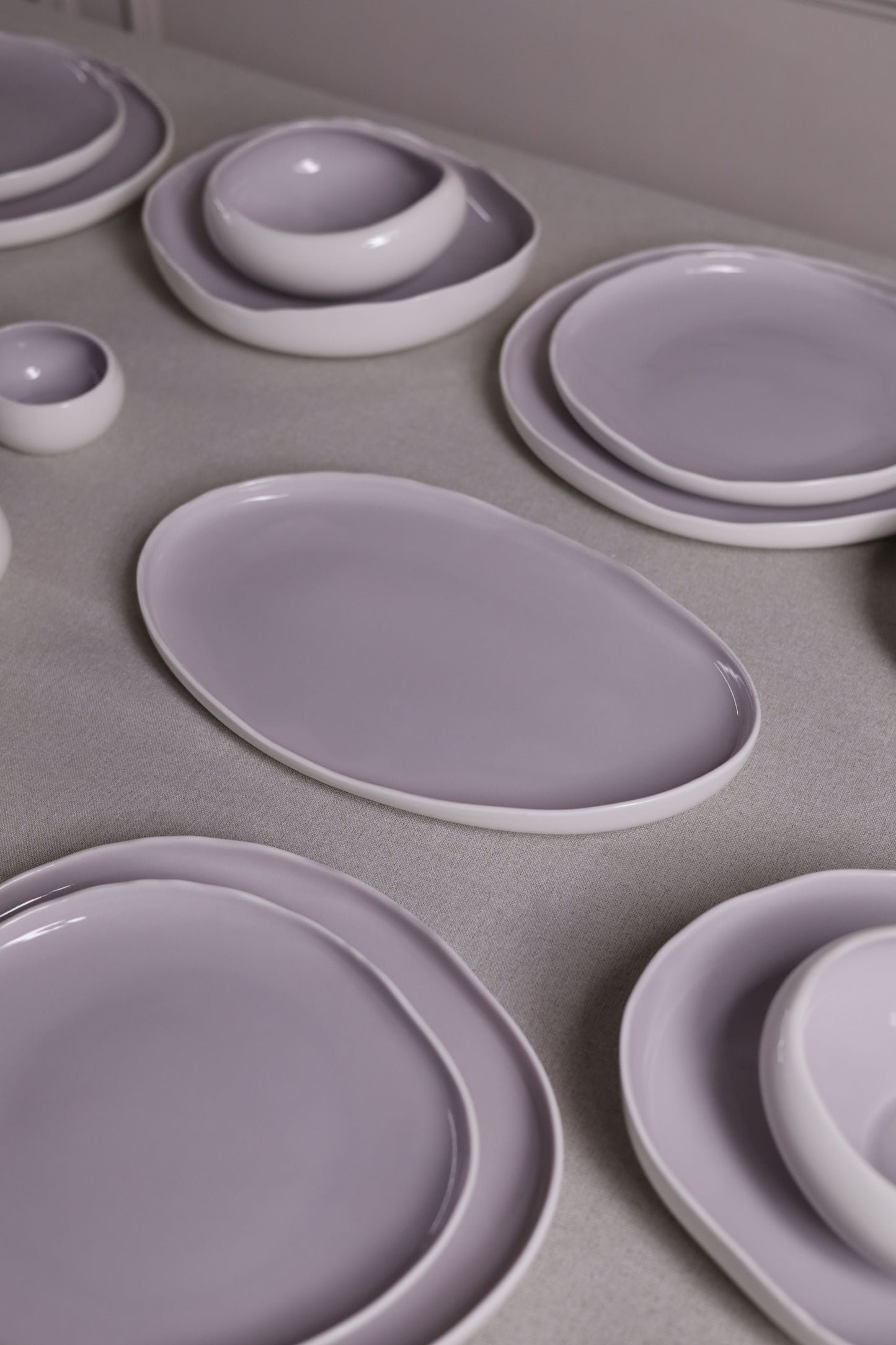 Mushroom Dinner Set – Lavender