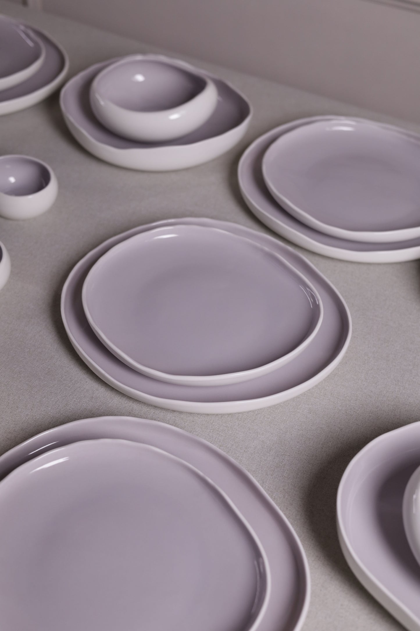 Mushroom Dinner Set – Lavender