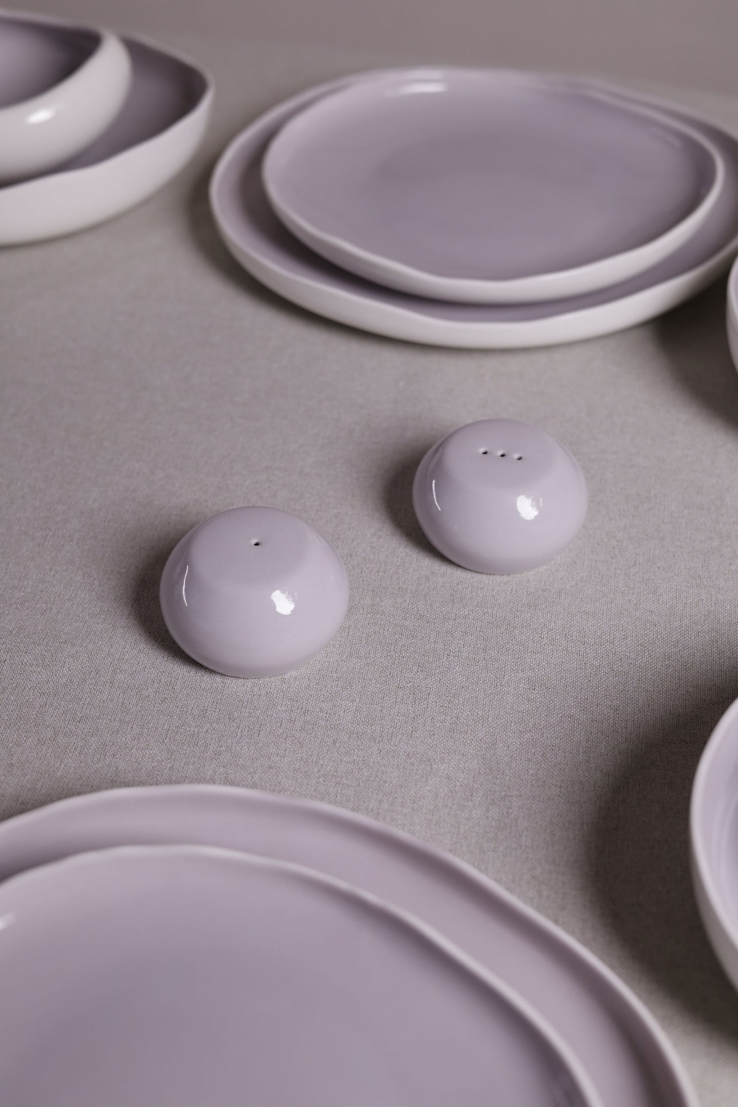Mushroom Dinner Set – Lavender
