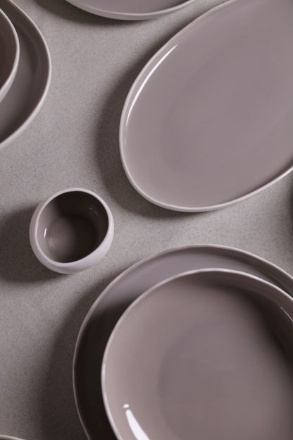 Mushroom Dinner Set – Mocha Brown
