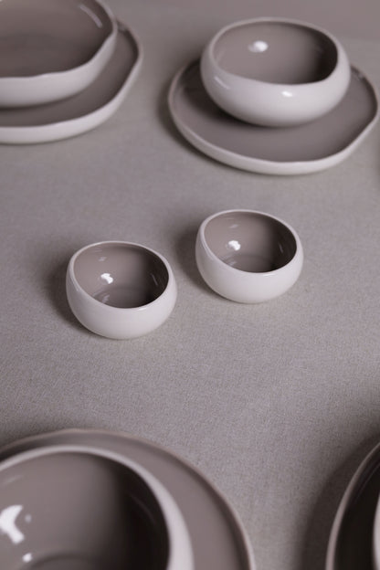 Mushroom Dinner Set – Mocha Brown