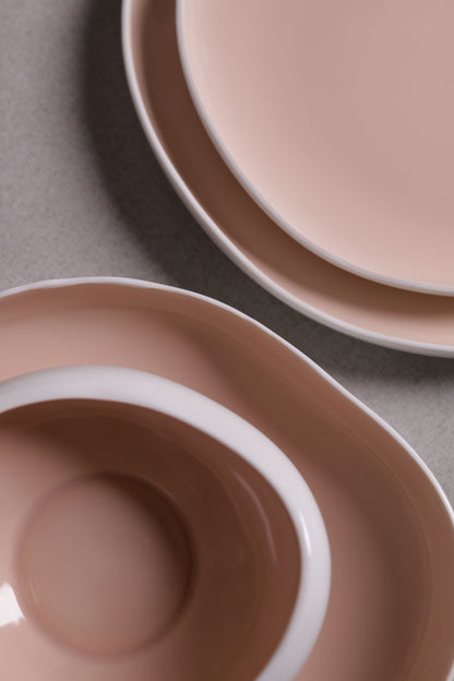 Mushroom Dinner Set – Blush Pink