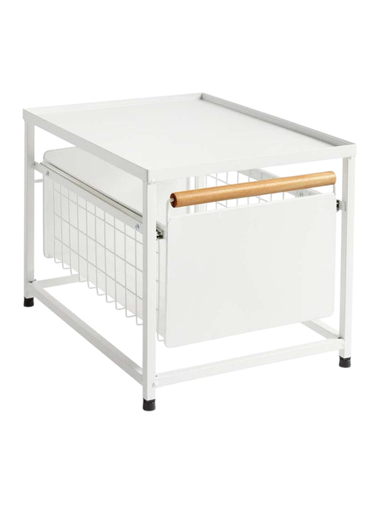 1-Tier Pull-Out Organizer with Wooden Handle