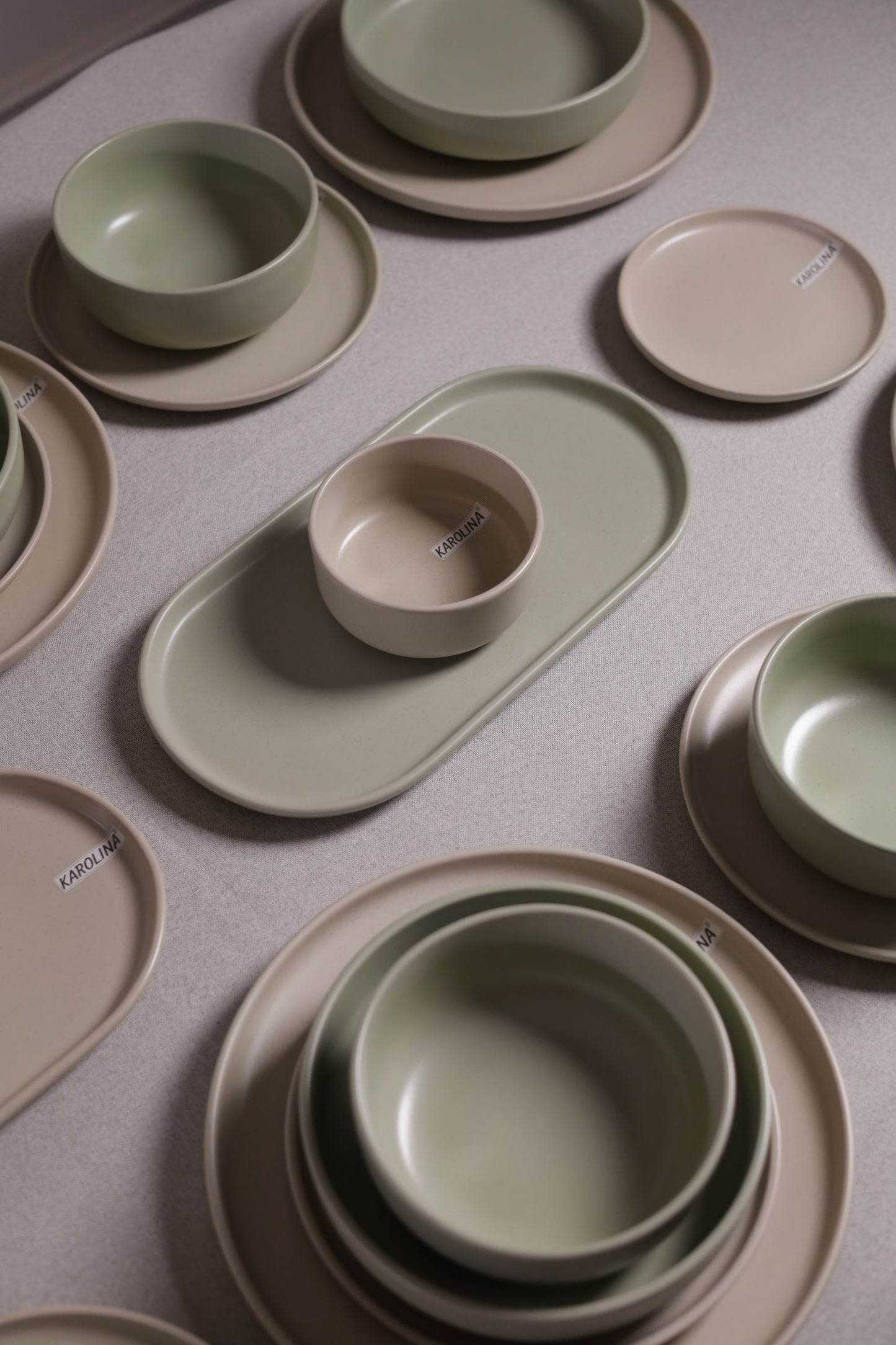 30 Piece Turkish Dinnerware Set (Sage Green)