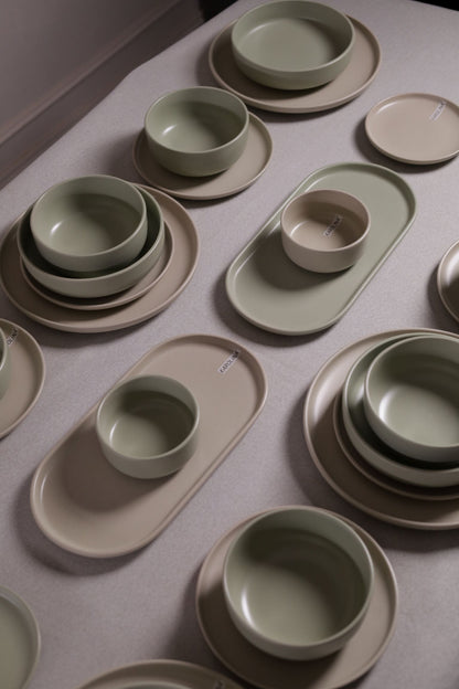 30 Piece Turkish Dinnerware Set (Sage Green)