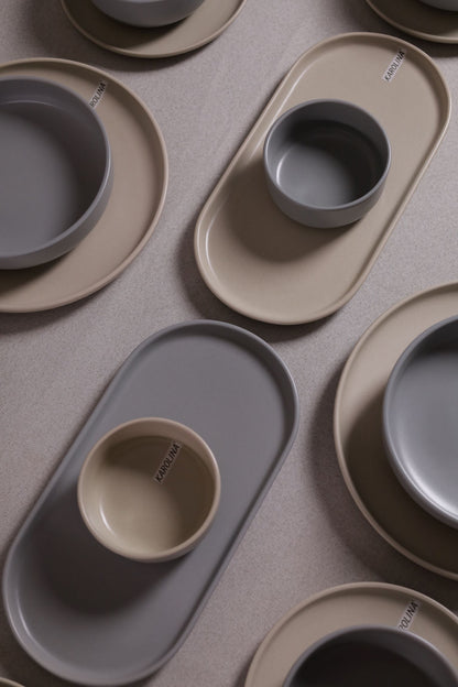 30 Piece Turkish Dinnerware Set (Stone Grey)
