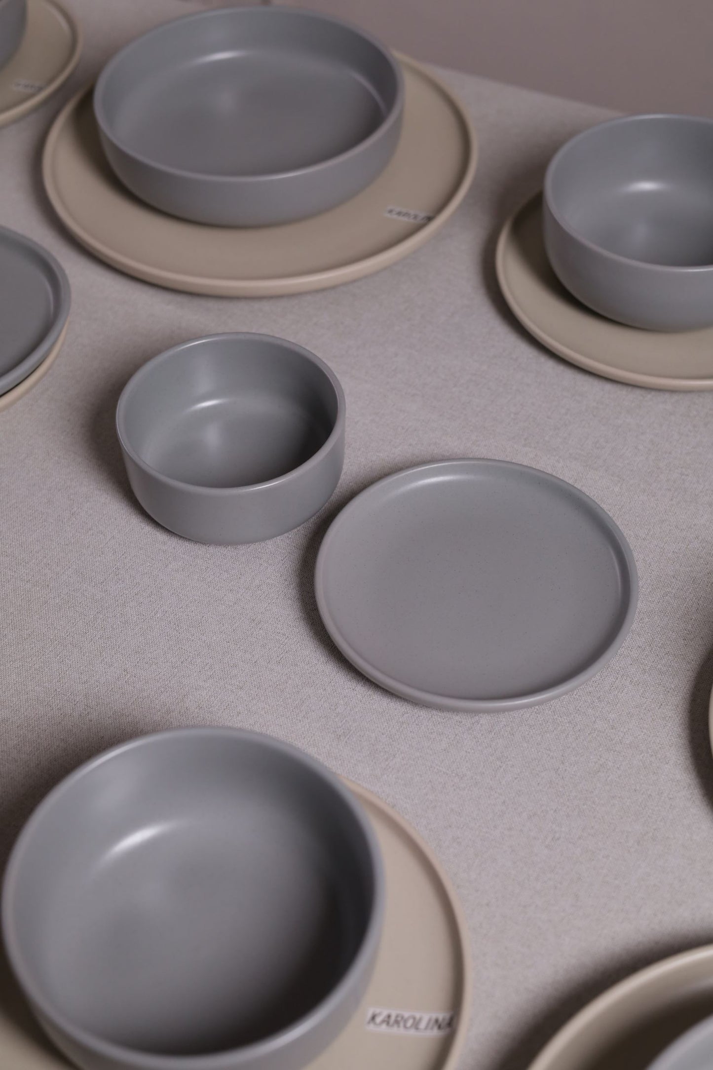 30 Piece Turkish Dinnerware Set (Stone Grey)