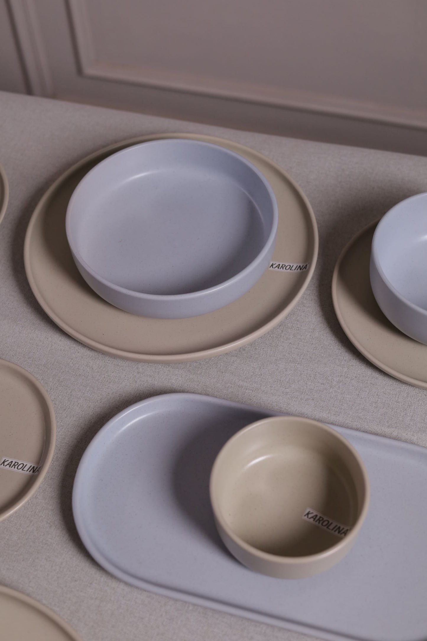 30 Piece Turkish Dinnerware Set (Soft Blue)