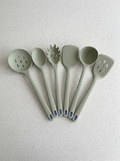 Everyday Cooking Utensils Set (Olive)