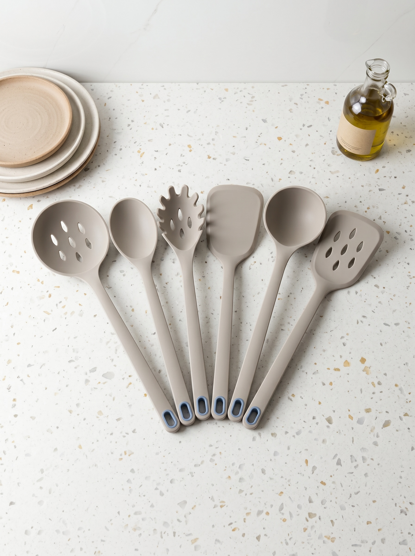 Everyday Cooking Utensils Set (Beige)