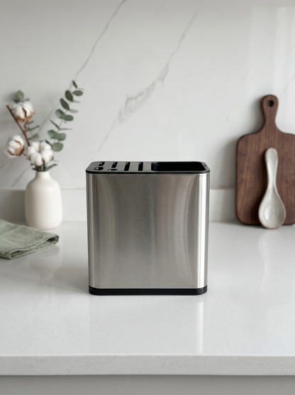 Stainless Steel Utensil & Knife Holder
