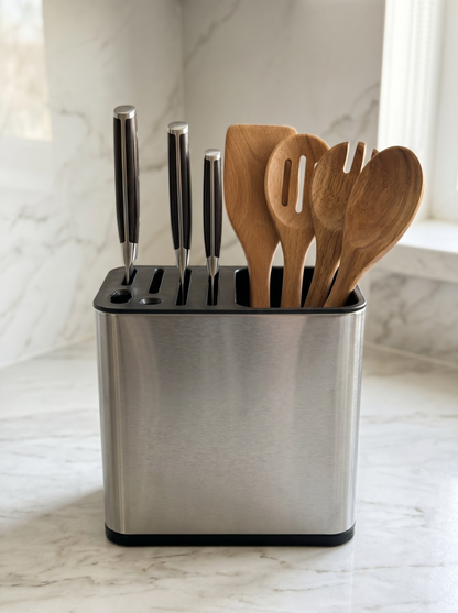 Stainless Steel Utensil & Knife Holder
