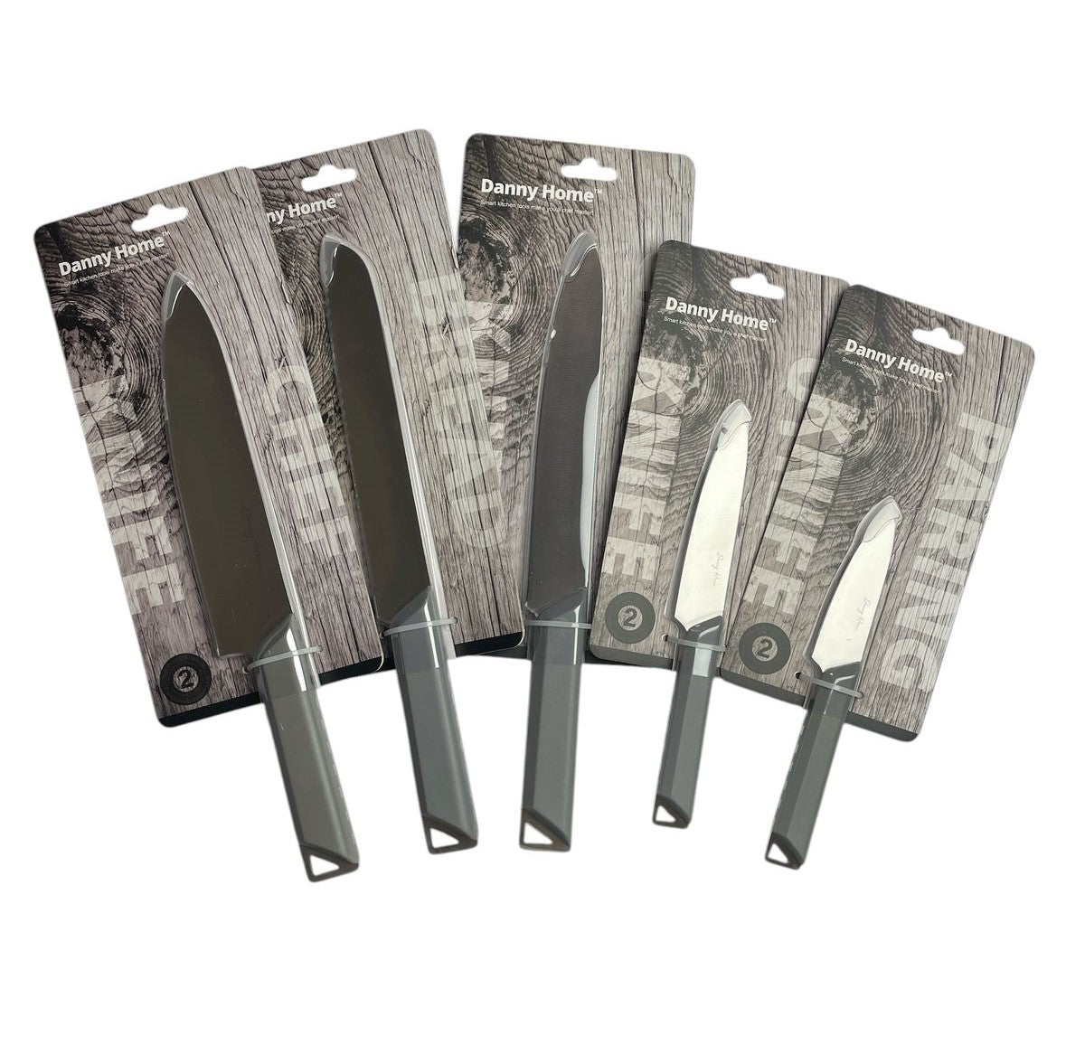 Danny Home Stainless Steel 5pcs Knives Set
