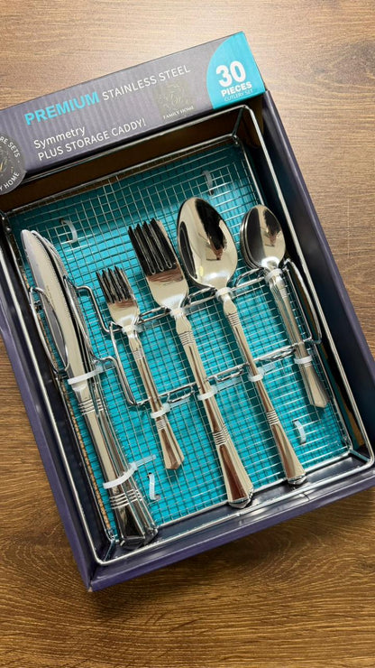 Stainless Steel Cutlery Set – 30 Pieces