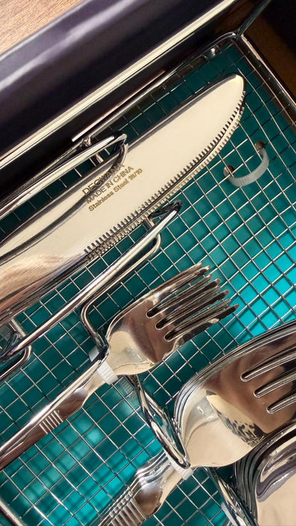 Stainless Steel Cutlery Set – 30 Pieces