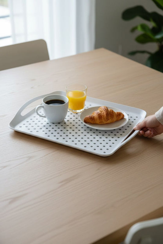 Danny Home Rectangular Non-Slip Serving Tray