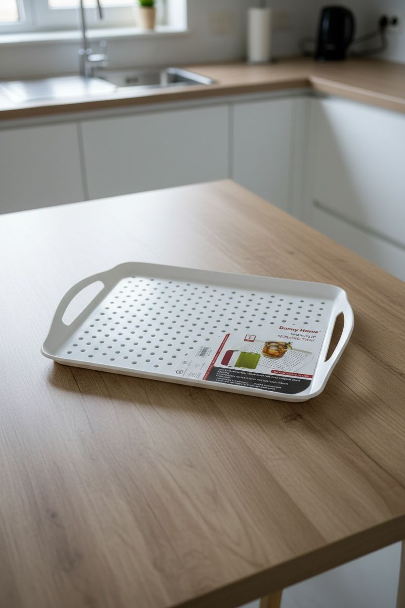 Danny Home Rectangular Non-Slip Serving Tray