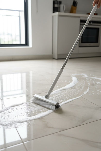 Danny Home Floor Scrubber Brush with Long Handle