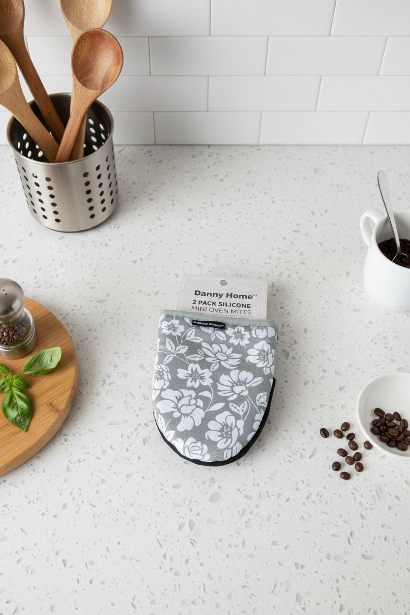 Danny Home 2-Pack Silicone Mini Oven Mitts
