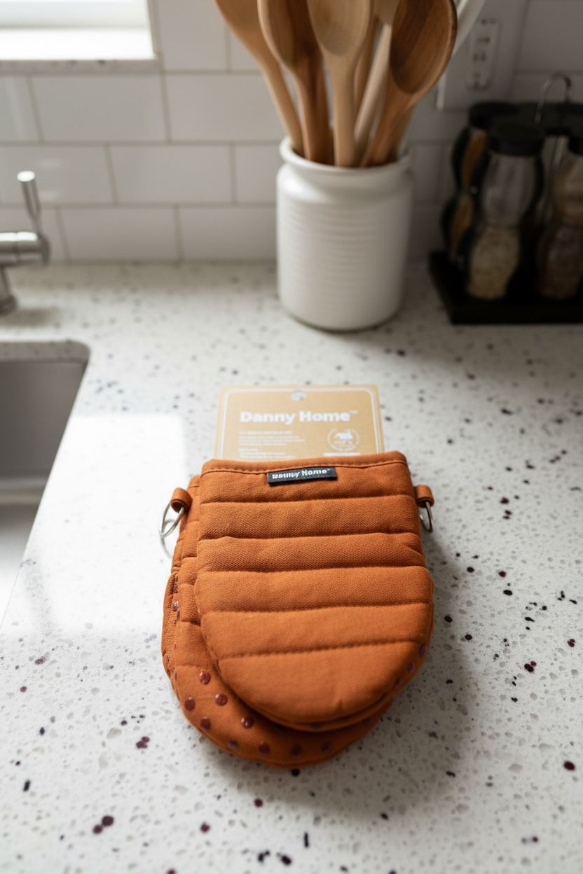 Danny Home 2-Pack Silicone Mini Oven Mitts