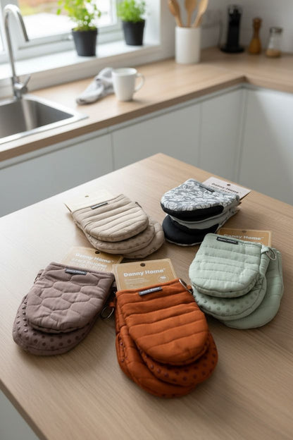 Danny Home 2-Pack Silicone Mini Oven Mitts