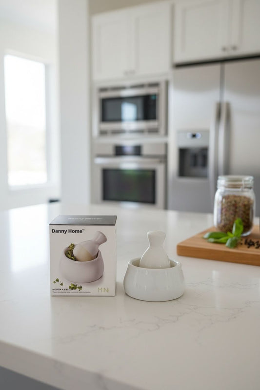 Danny Home Mini Ceramic Mortar & Pestle