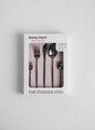 Danny Home 20Pcs Black Cutlery Set