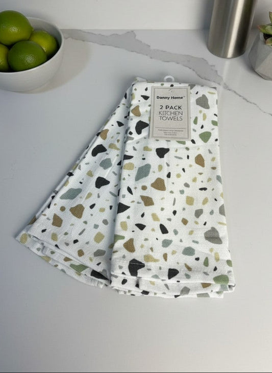 Danny Home Mint kitchen towels 2pcs