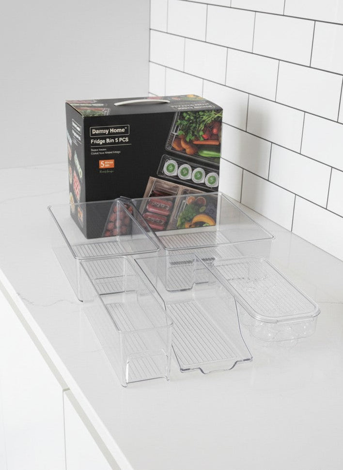 Danny Home 5Pcs Fridge Storage Bins