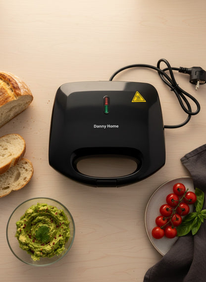 Danny Home Black Sandwich Maker