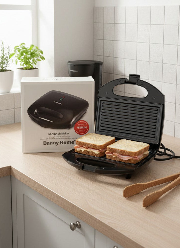 Danny Home Black Sandwich Maker