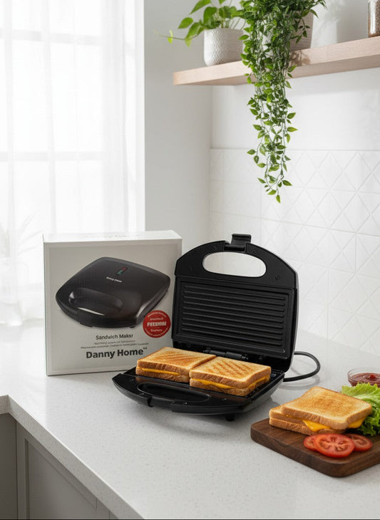 Danny Home Black Sandwich Maker