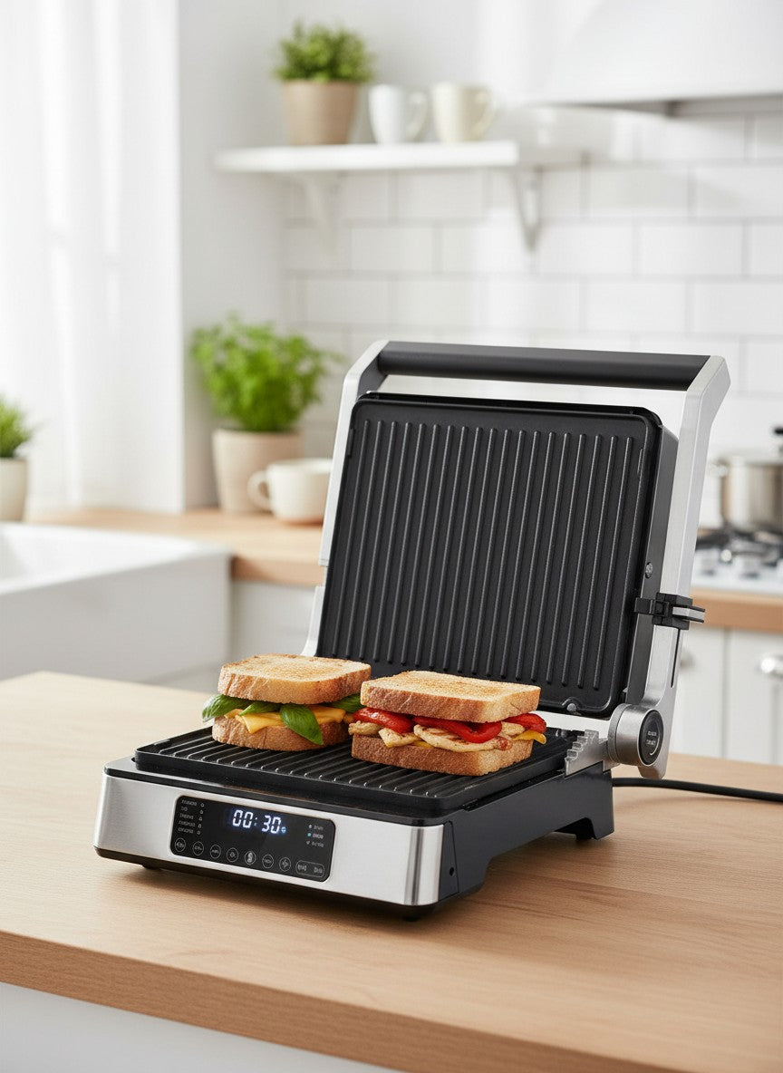 DSP 2*1 Smart Grill & Sandwich Maker – 1800W