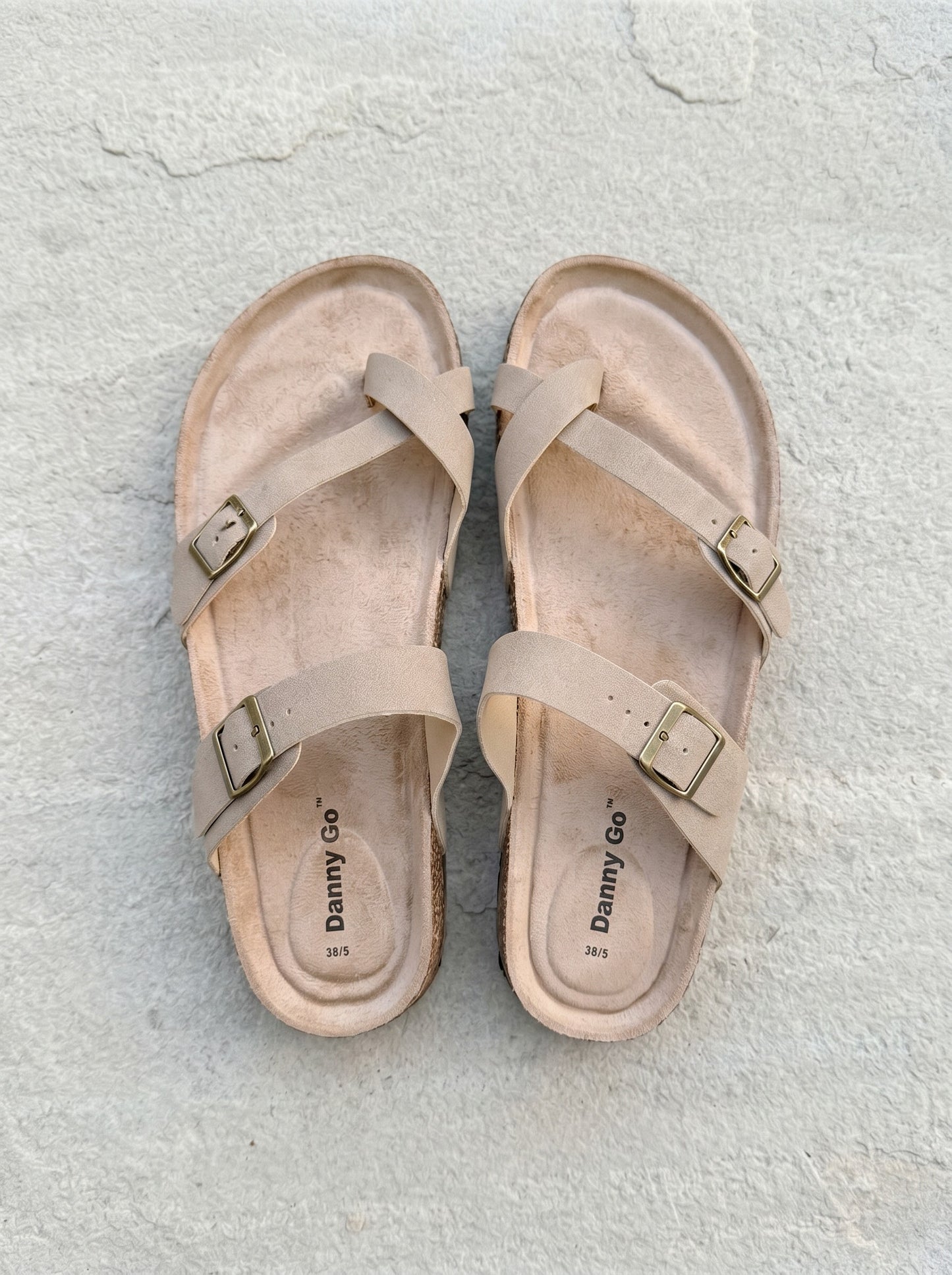 Danny Go Comfort Slippers (Light Beige)