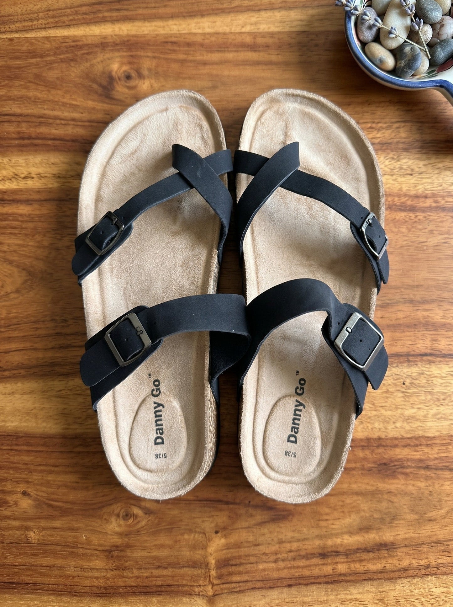 Danny Go Comfort Slippers (Black)