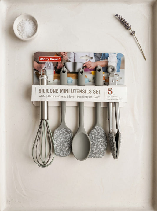 Danny Home Mini Silicone Utensils Set – 5 Pcs