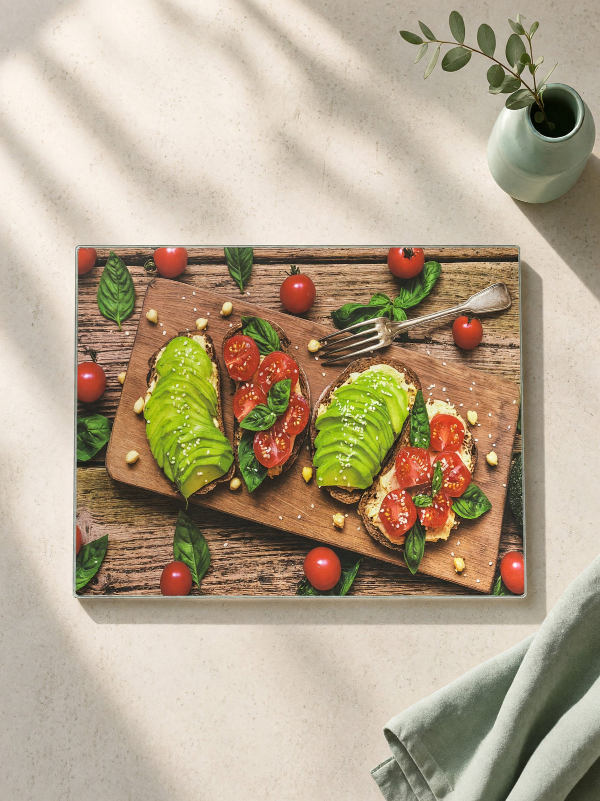 Multi-Purpose Glass Cutting Board 30×40 cm