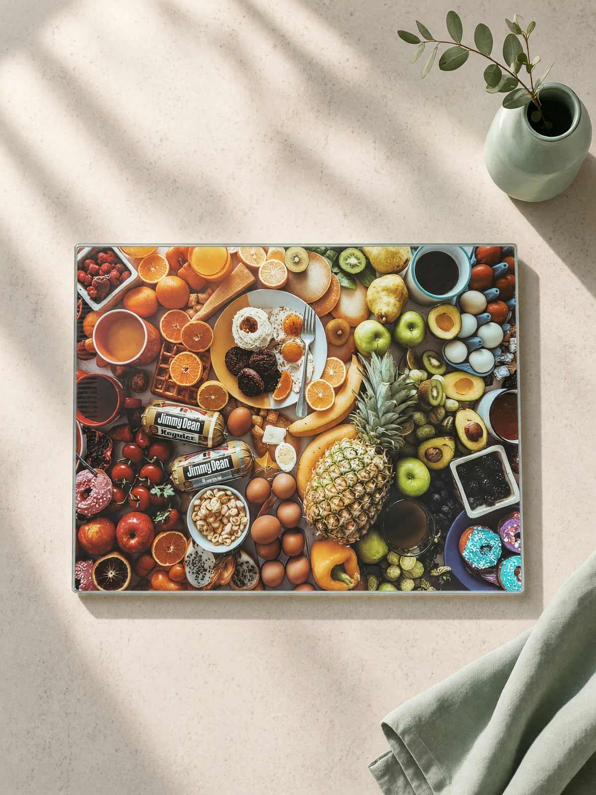 Multi-Purpose Glass Cutting Board 30×40 cm