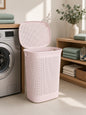 60L Plastic Laundry Basket with Lid
