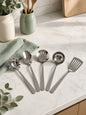 Silver Stainless Steel Kitchen Utensil Set – 5 Pieces
