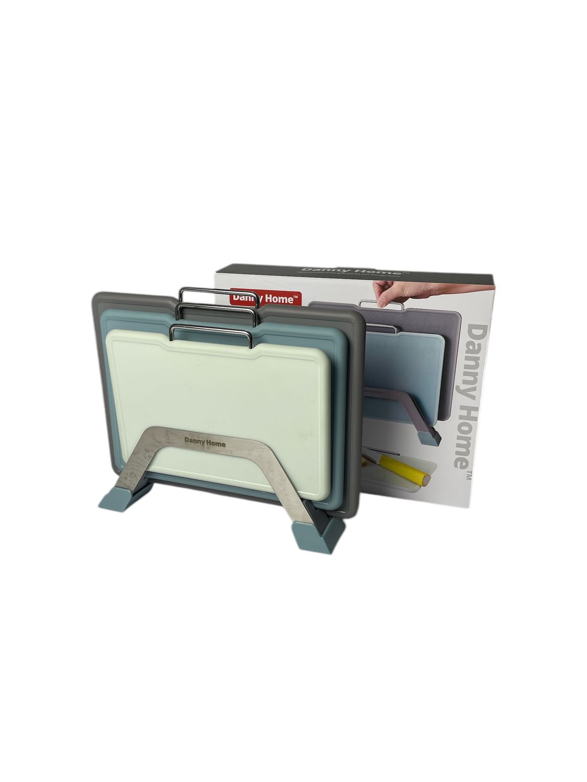 Danny Home Chopping Boards Set with Stand