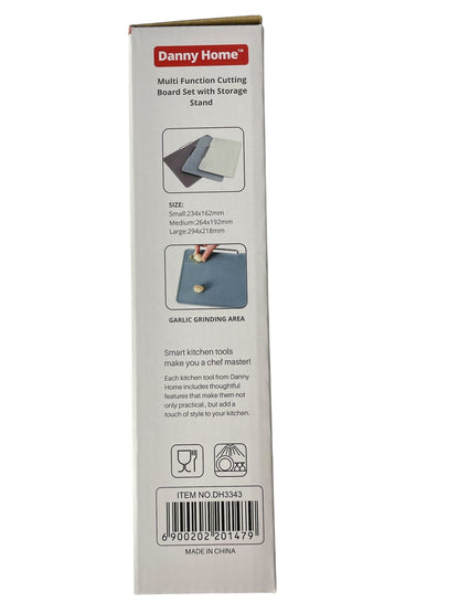 Danny Home Chopping Boards Set with Stand